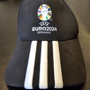 adidas Black and White UEFA Euro 2024 Hat
